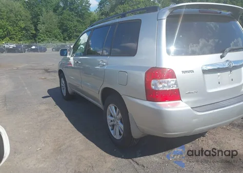 2006 Toyota Highlander Hybrid Limited V6 z USA, uszkodzony, nr VIN JTEEW21A360006290